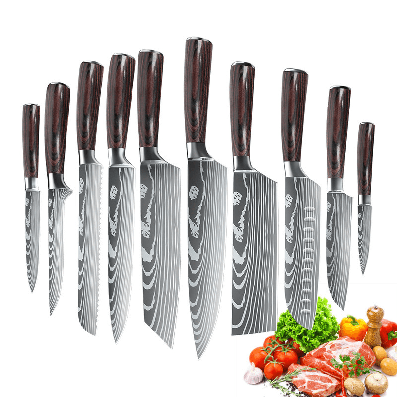SteelSlice - Professional Kitchen Knife Set with Ergonomic Handles
