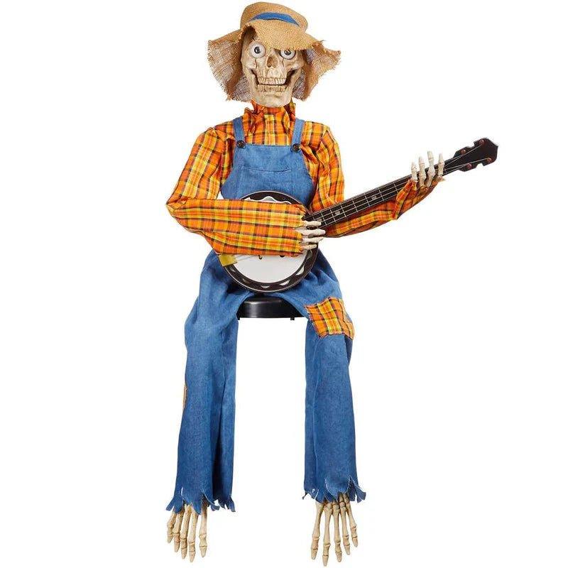StrumSpook - Interactive Glowing Banjo Skeletons for Halloween