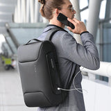 Stylish Anti-Theft Travel Backpack with USB Charging & Lock