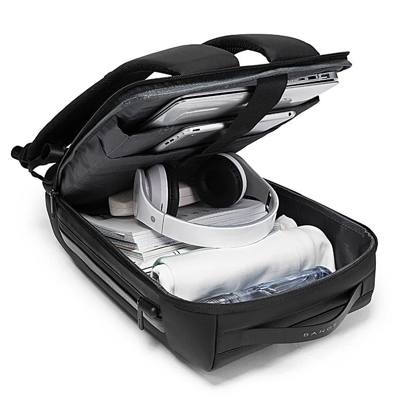 Stylish Anti-Theft Travel Backpack with USB Charging & Lock
