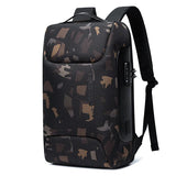 Stylish Anti-Theft Travel Backpack with USB Charging & Lock