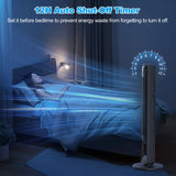 Stylish Bladeless Tower Fan with Remote, 3 Settings & Oscillation