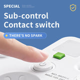 Surge Protector Power Strip with USB & Type-C Ports - 3-4 Sockets, Child Safety Features