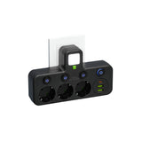 Surge Protector Power Strip with USB & Type-C Ports - 3-4 Sockets, Child Safety Features