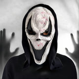 Terrifying Skull Mask - Full Head Design with Hood for Halloween