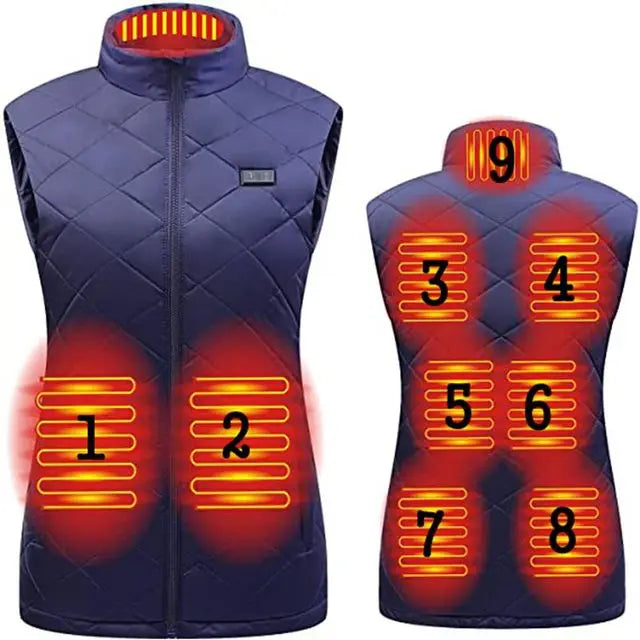 ThermaBelle - Women's USB Heated Vest with Infrared Technology