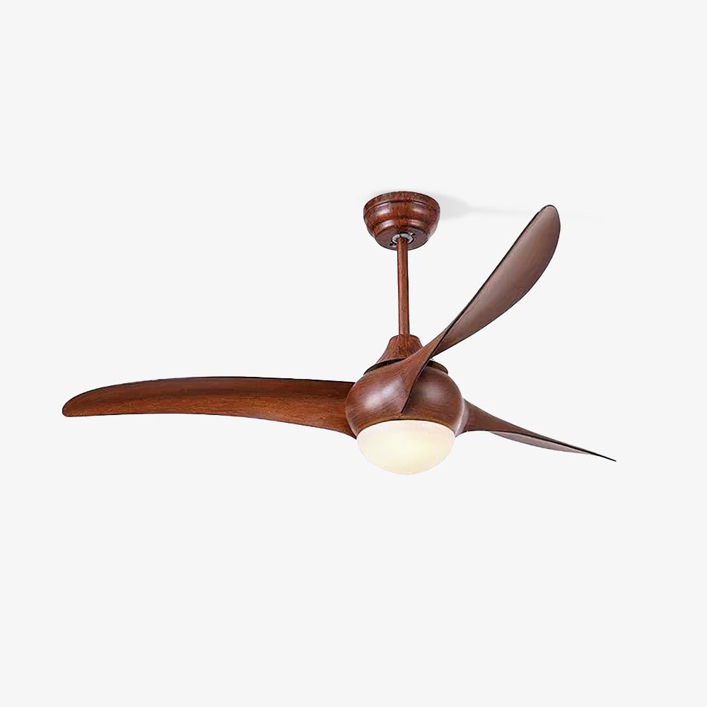 Traditional Ceiling Fan Light with Integrated LED & Remote