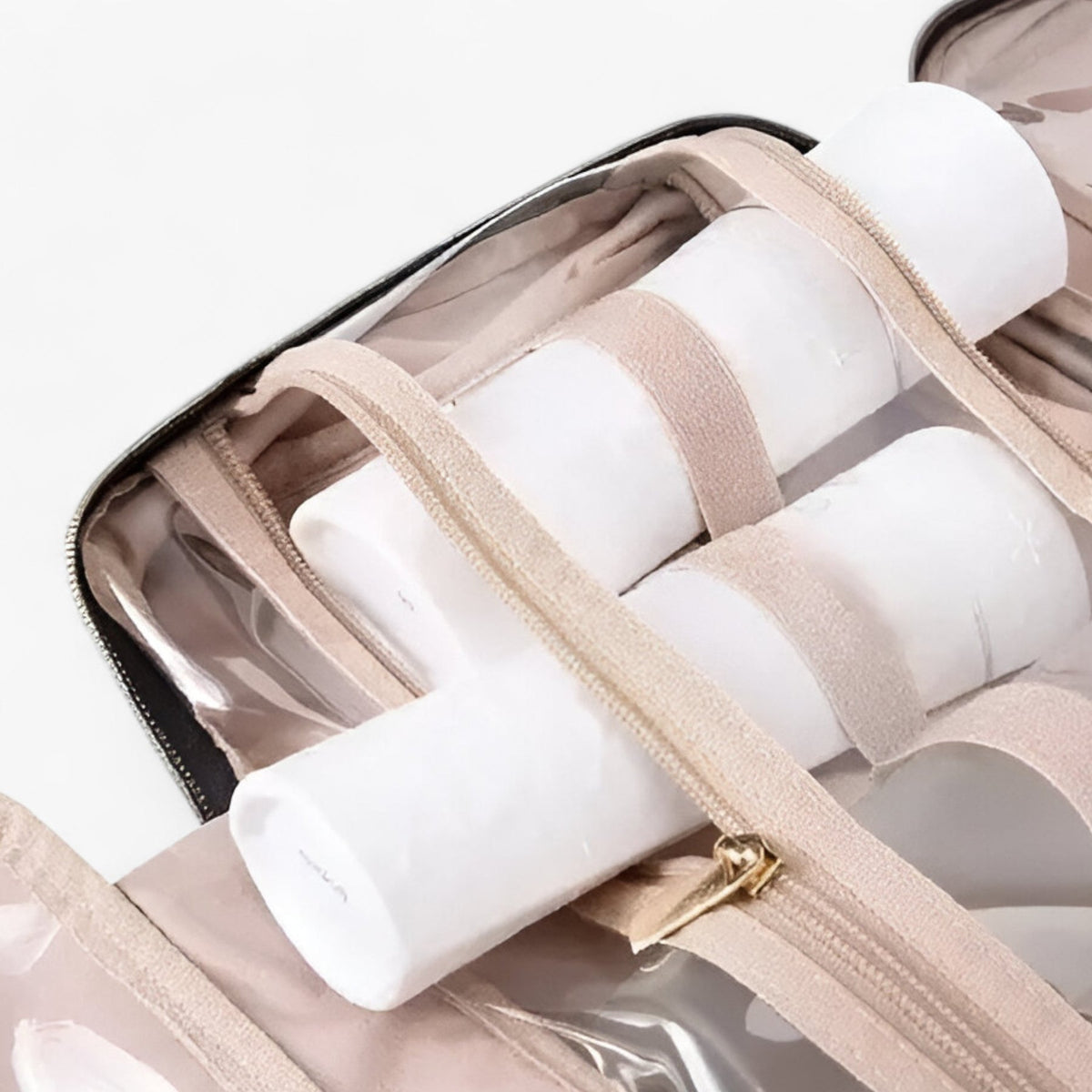 TravelEase - Hanging Travel Toiletry Bag with Multiple Compartments