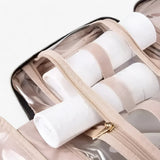 TravelEase - Hanging Travel Toiletry Bag with Multiple Compartments