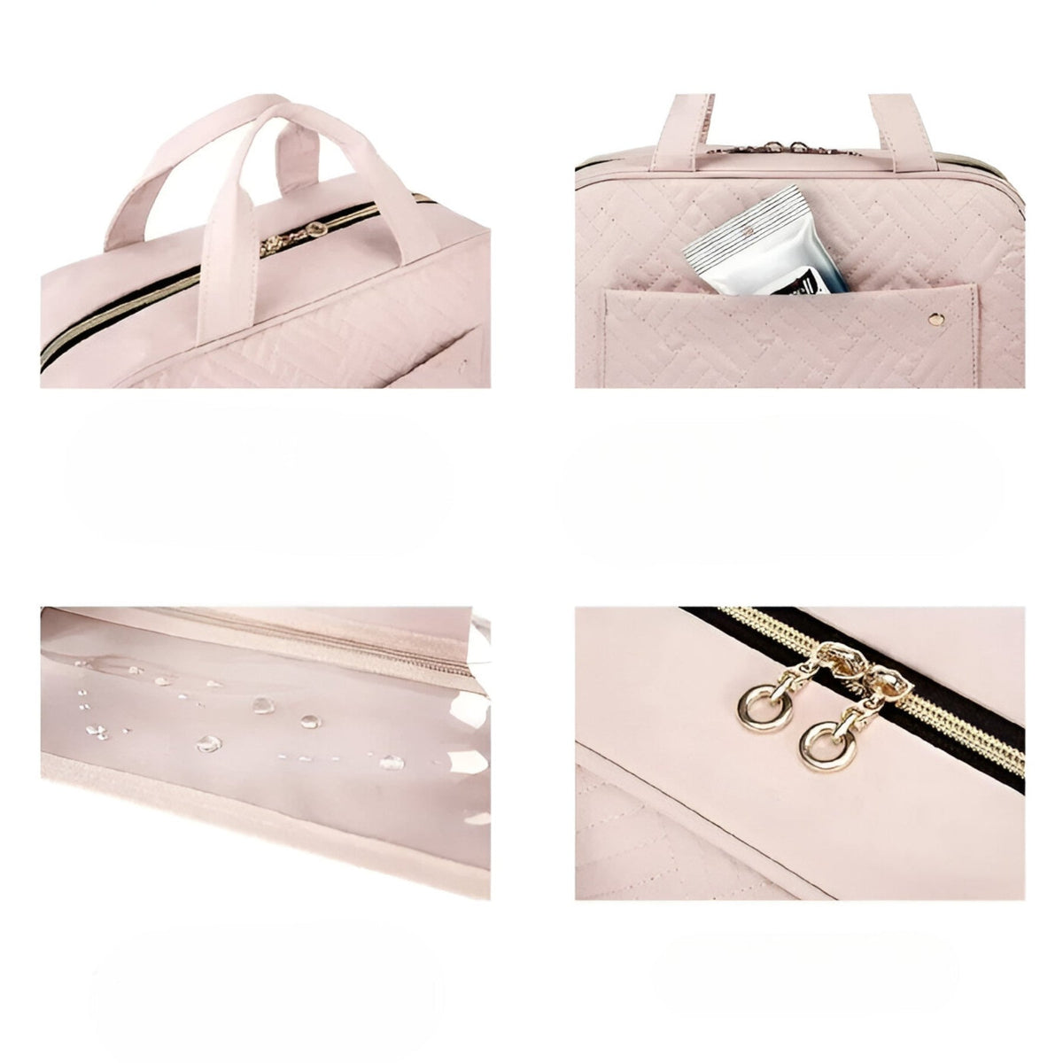 TravelEase - Hanging Travel Toiletry Bag with Multiple Compartments