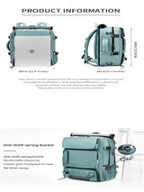 TravelMax - Waterproof Travel Backpack with USB Port & Shoe Compartment