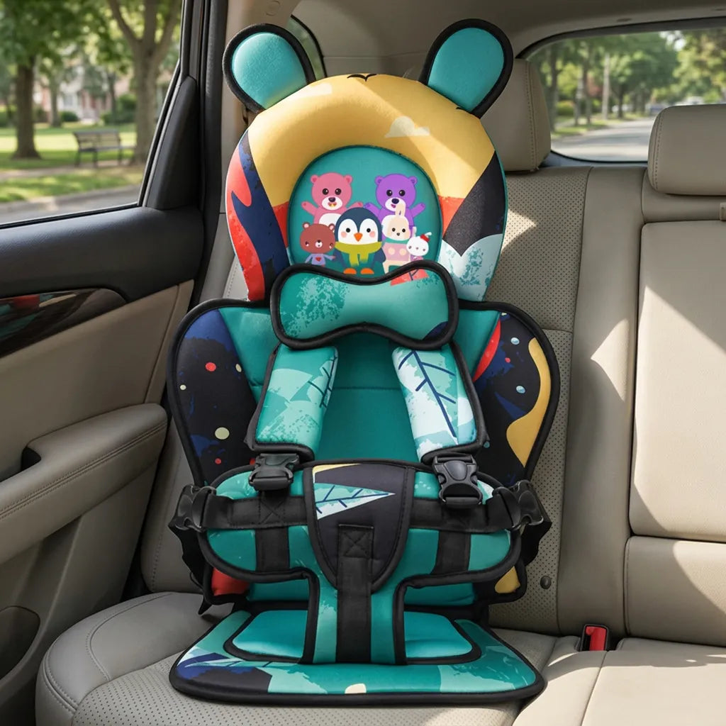 TravelSafe Foldable Child Car Booster Seat - Portable & Compact