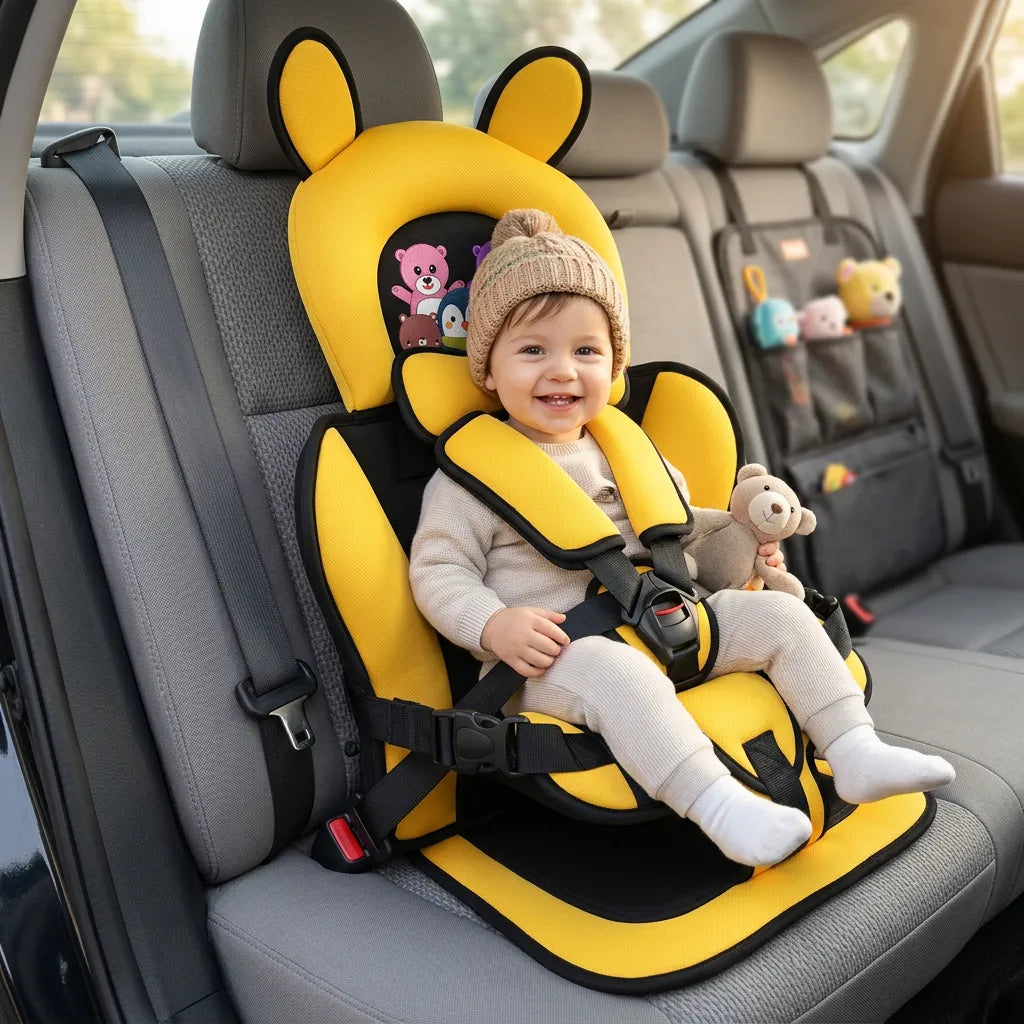 TravelSafe Foldable Child Car Booster Seat - Portable & Compact