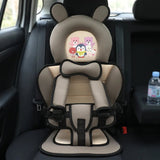 TravelSafe Foldable Child Car Booster Seat - Portable & Compact