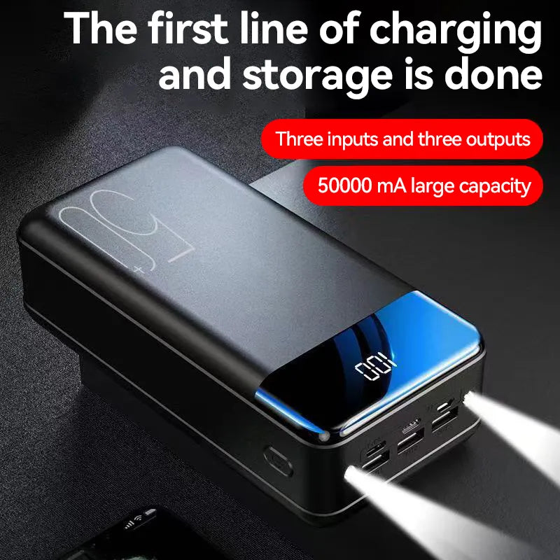 UltraCharge 50000 mAh Power Bank - Best Portable Charger with Triple Output
