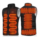 UltraComfort - Unisex Heated Vest with 9 Heating Zones