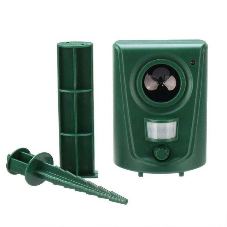 Ultrasonic Cat Repellent Outdoor with PIR Motion Sensor - Keep Cats Out of Garden