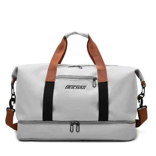 Volaris Fitness Travel Bag - Large Capacity with Wet/Dry Separation & Shoe Compartment