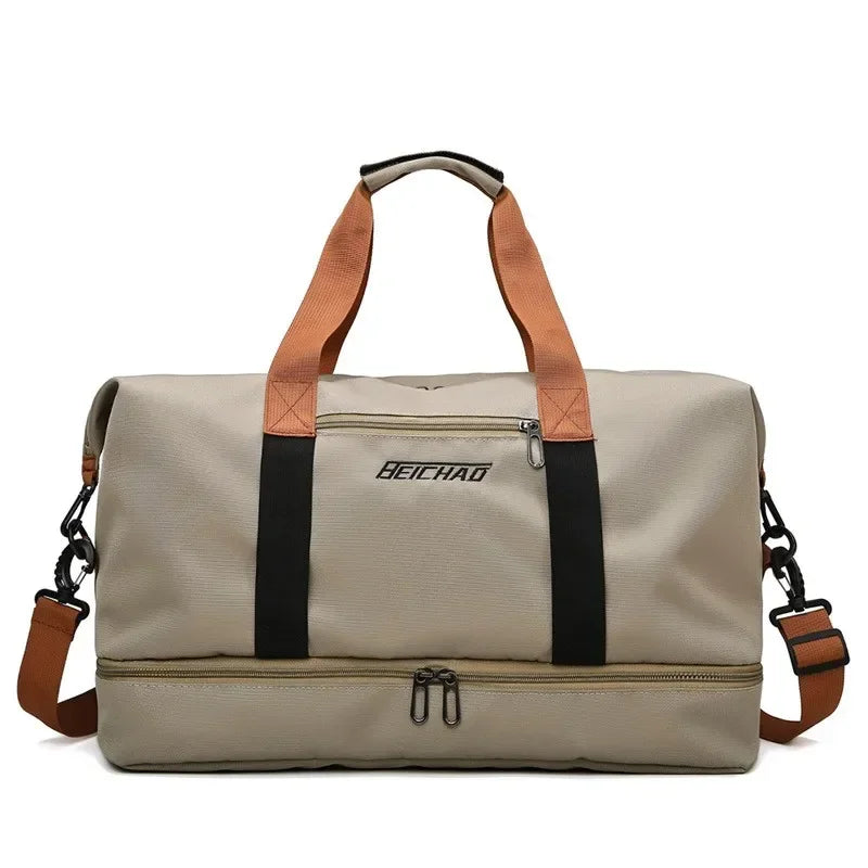 Volaris Fitness Travel Bag - Large Capacity with Wet/Dry Separation & Shoe Compartment