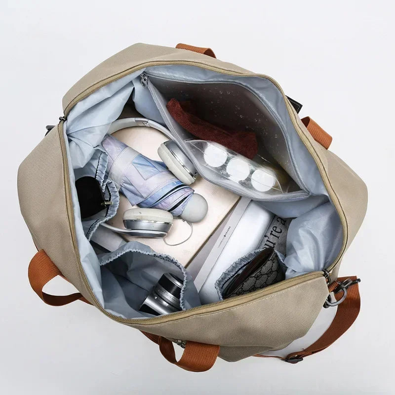 Volaris Fitness Travel Bag - Large Capacity with Wet/Dry Separation & Shoe Compartment