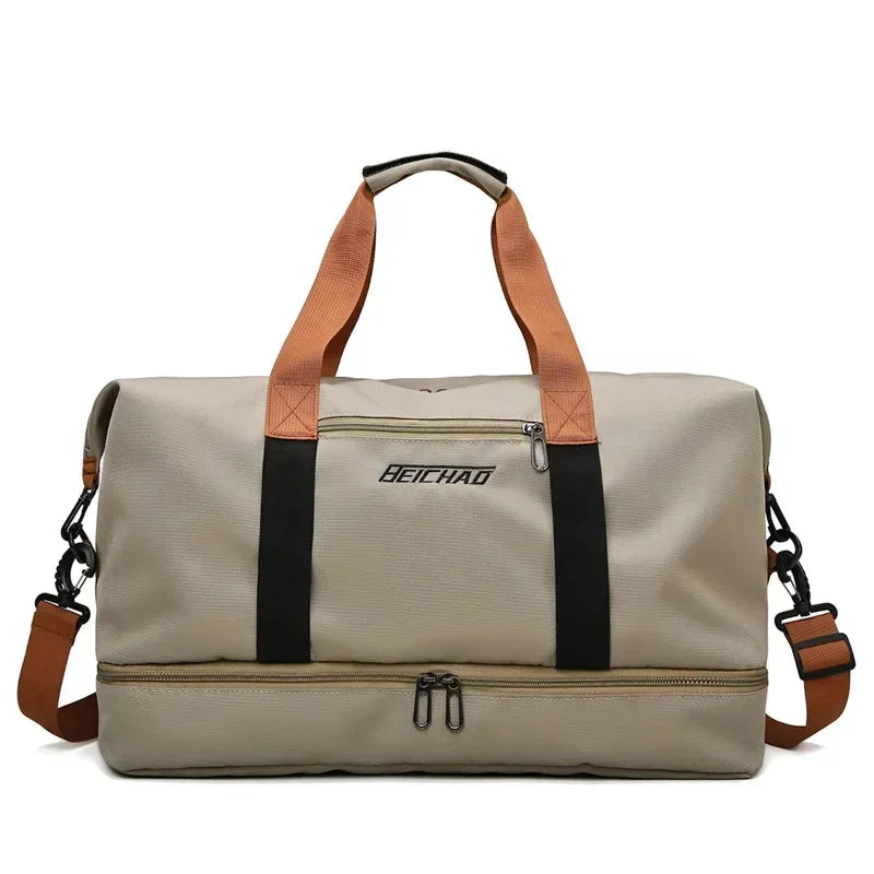 Volaris Fitness Travel Bag - Large Capacity with Wet/Dry Separation & Shoe Compartment