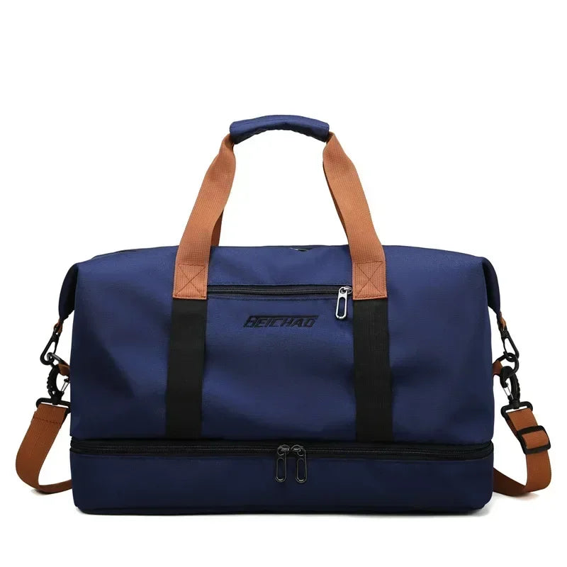 Volaris Fitness Travel Bag - Large Capacity with Wet/Dry Separation & Shoe Compartment