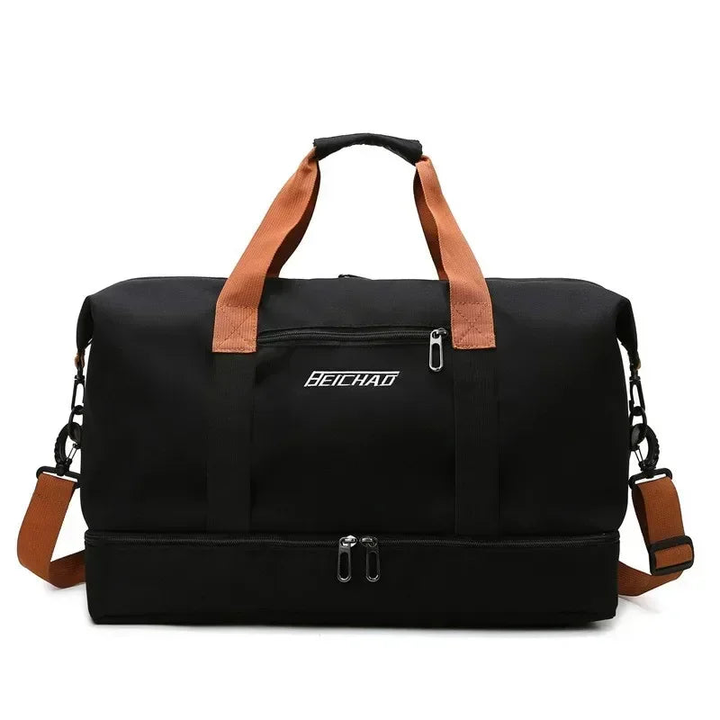 Volaris Fitness Travel Bag - Large Capacity with Wet/Dry Separation & Shoe Compartment