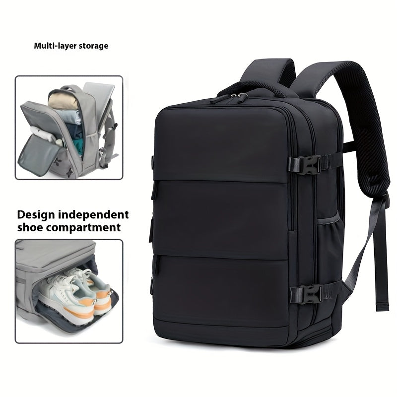 Voyager 40L Travel Backpack with Laptop Compartment & Shoe Pocket