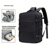 Voyager 40L Travel Backpack with Laptop Compartment & Shoe Pocket