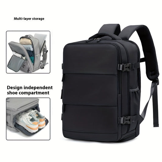 Voyager 40L Travel Backpack with Laptop Compartment & Shoe Pocket