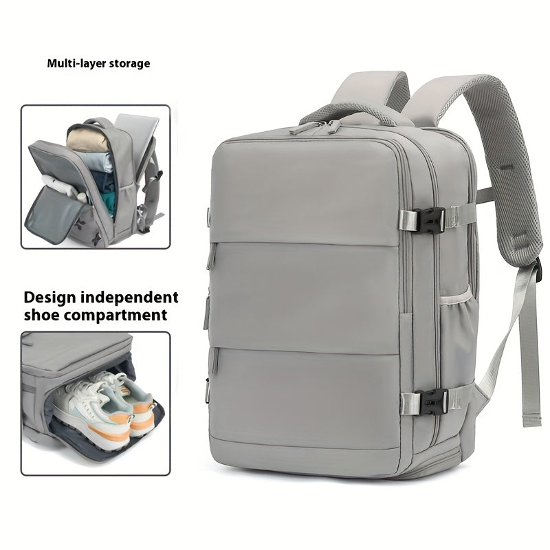 Voyager 40L Travel Backpack with Laptop Compartment & Shoe Pocket
