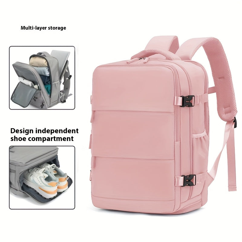 Voyager 40L Travel Backpack with Laptop Compartment & Shoe Pocket