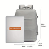 Voyager 40L Travel Backpack with Laptop Compartment & Shoe Pocket