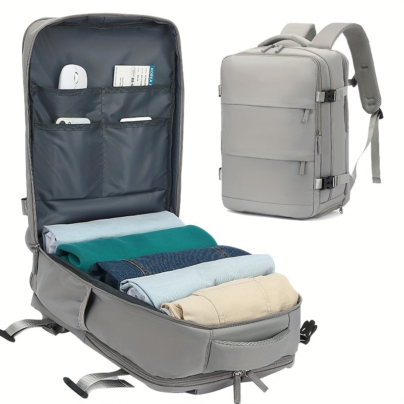 Voyager 40L Travel Backpack with Laptop Compartment & Shoe Pocket