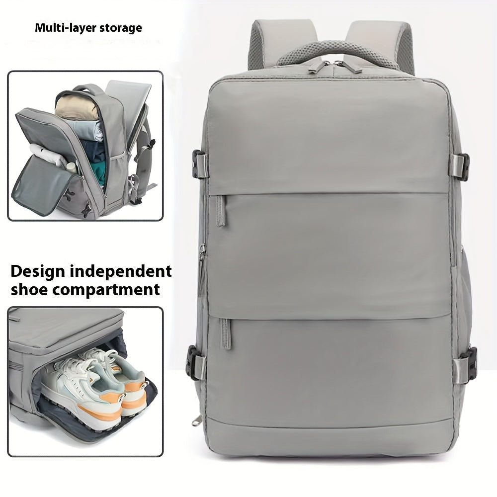 Voyager 40L Travel Backpack with Laptop Compartment & Shoe Pocket