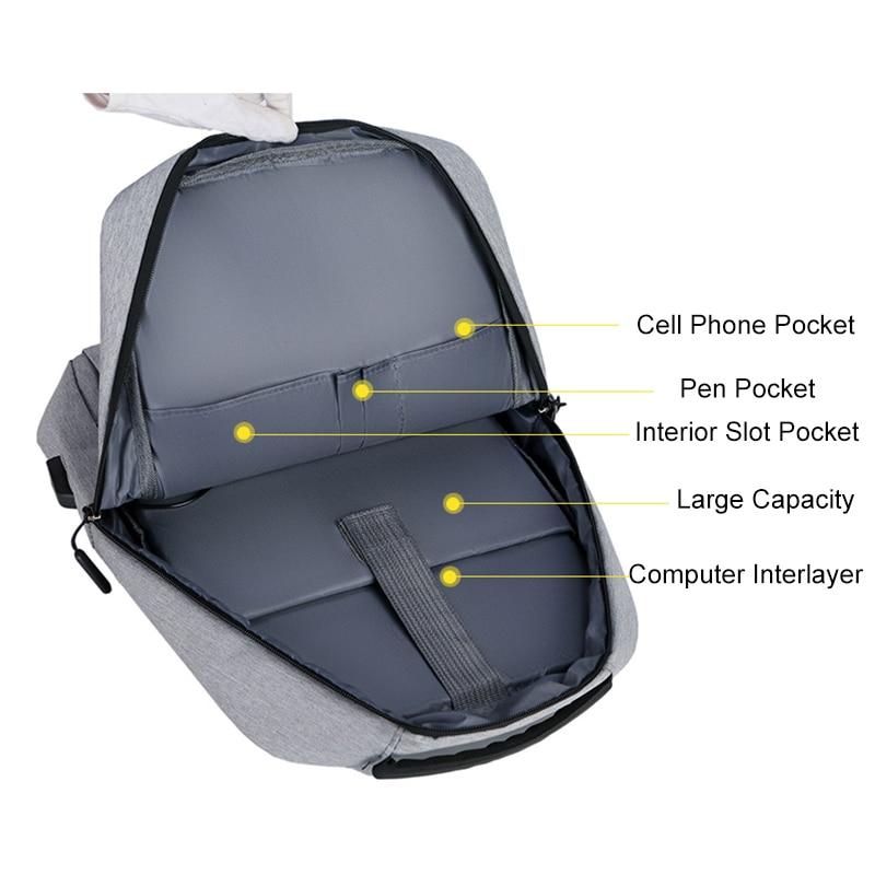 Waterproof Laptop Backpack with USB Port for Work & Tech