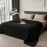 Waterproof Reversible Flannel Throw Blanket - Soft & Versatile