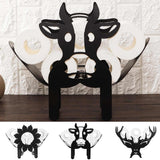 Whimsical Animal Toilet Roll Holder Stand - Fun Stainless Steel Design