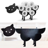 Whimsical Animal Toilet Roll Holder Stand - Fun Stainless Steel Design