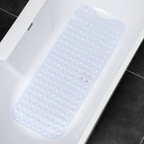XL Non-Slip Bath Mat - Extra Long Shower Mat with Suction Cups for Safety