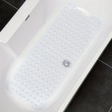 XL Non-Slip Bath Mat - Extra Long Shower Mat with Suction Cups for Safety
