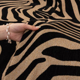Zentara Zebra Chenille Sofa Cover - Luxurious Slipcover for Protection and Style