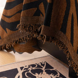 Zentara Zebra Chenille Sofa Cover - Luxurious Slipcover for Protection and Style