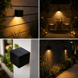SolarWall - LED Outdoor Wall Light Auto Dusk Sensor IP65