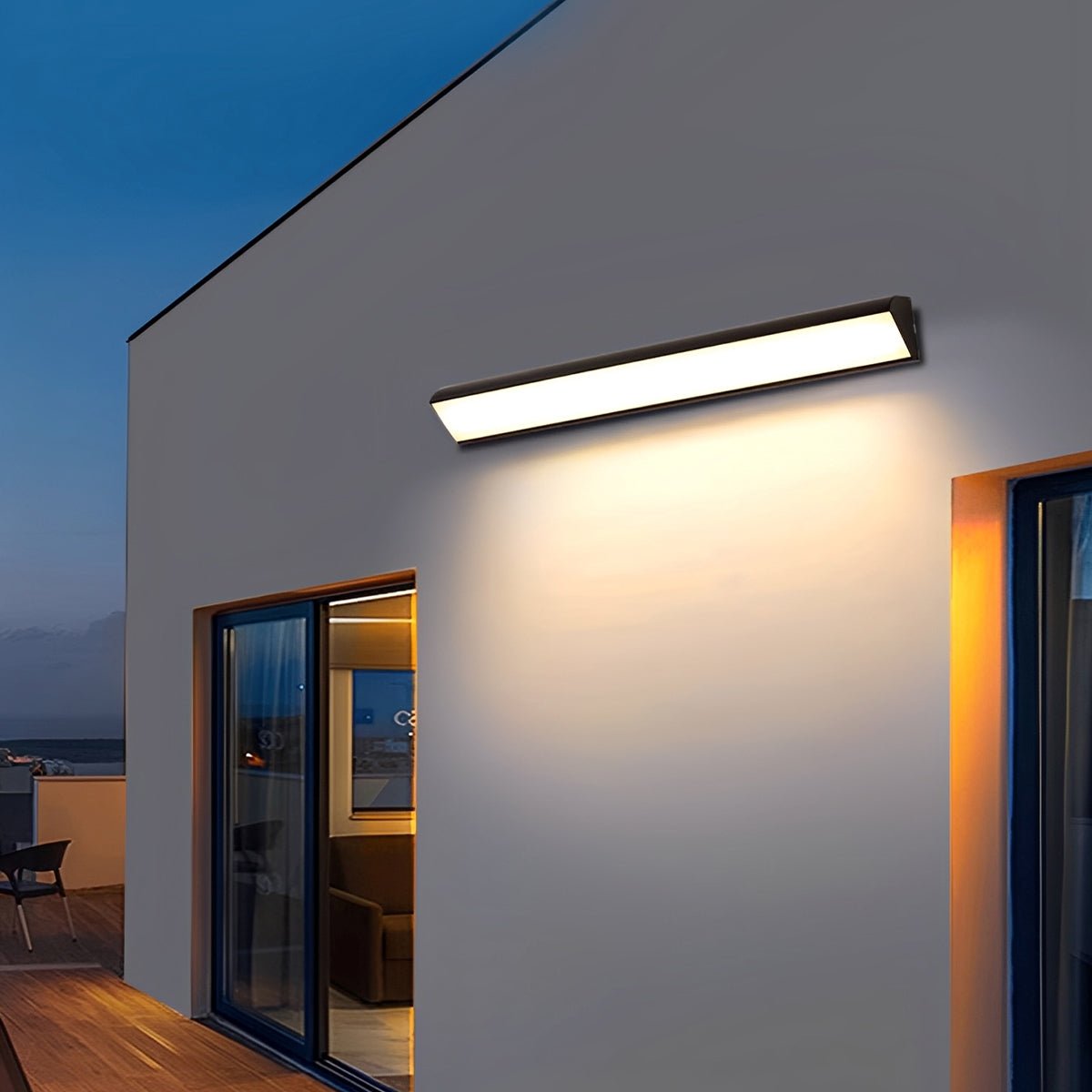 Sireya black wall light detail