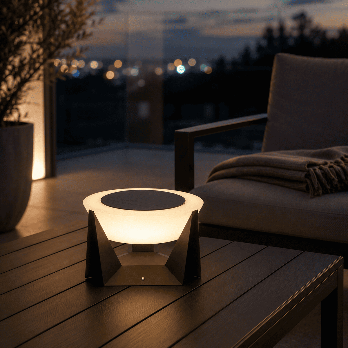 LandMark - Solar Garden Path Runway Light Weatherproof 30cm