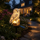 OwlGlow - Solar Garden Stake Light Decorative Owl Pathway