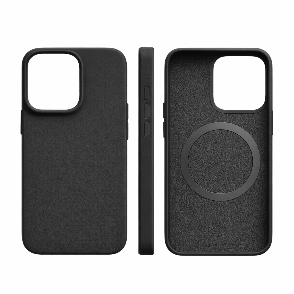 MagSafe Silicone Phone Case Black