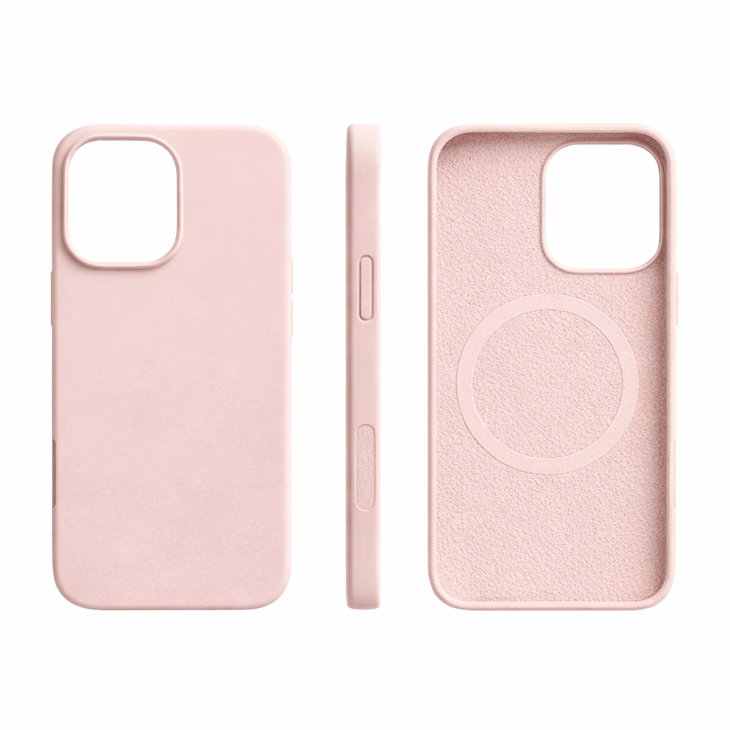 MagSafe Silicone Phone Case Pink