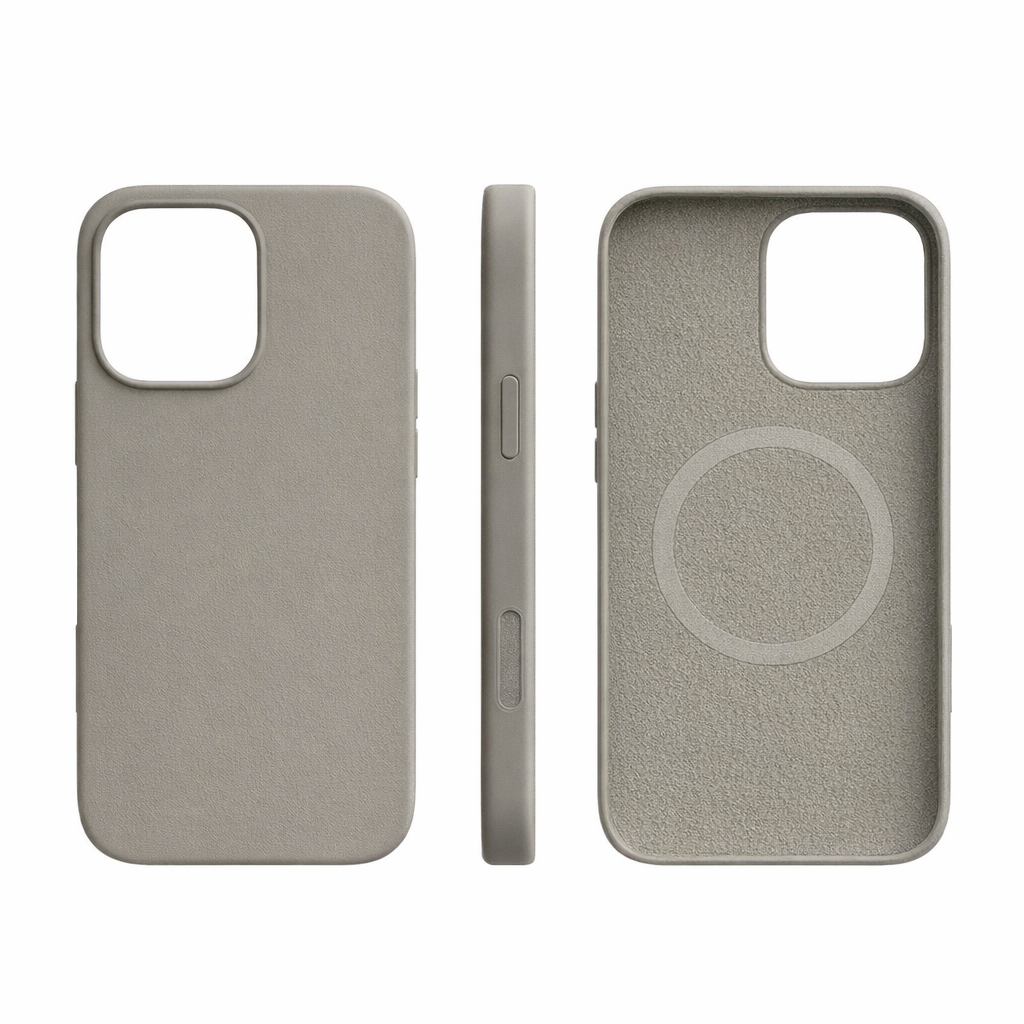 MagSafe Silicone Phone Case Taupe